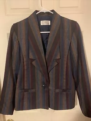 Vintage Cristina Blazer - Small - Striped • Stripes Pre-Owned • $19.33