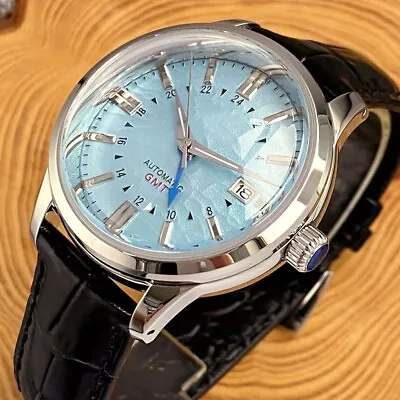 20ATM Diving NH34 GMT Dual Time Zone Domed Sapphire Mechanical Watch Men Rejor • $86.10