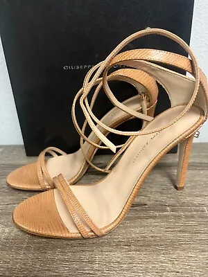 $50 • Buy Giuseppe Zanotti Preda Skin Dress Sandal E000040