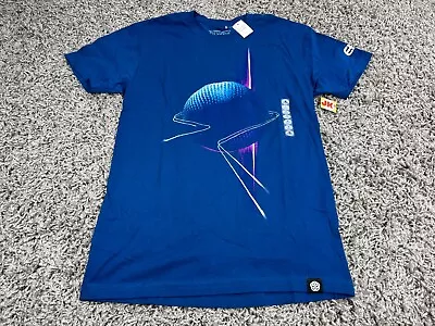 NEW Disney Shirt Adult Small Blue D23 EPCOT Imagineering Spaceship Earth Mens • $47.99