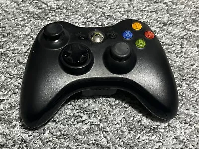 Genuine Black Xbox 360 Wireless Controller - Good Condition • £7.99