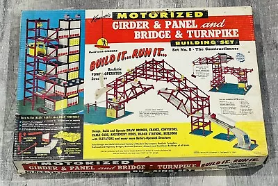 Vintage 1960's Kenner Motorized Girder & Turnpike Set No. 9 - Rare Collectible • $37.99