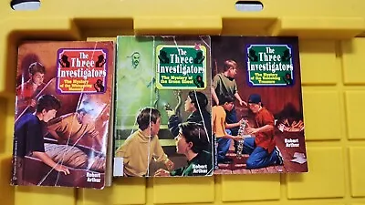 The Three Investigators Lot Of 3 Books 3 4 5  Alfred Hitchcock • $15