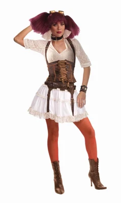 $46.99 • Buy Steampunk Sally Costume WCorset Adult Standard