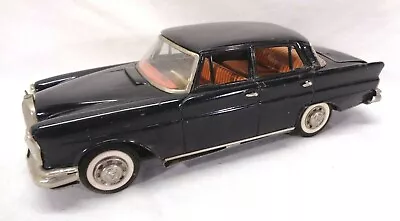 Vintage Old Original Black SSS Mercedes Benz 220S Tin Car Toy Japan Jacking Up • $309.99