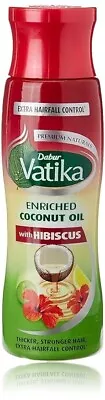 Vatika Enriched Coconut Hair Oil With Hibiscus - 300ml | For Thicker Stronger H • $65.23