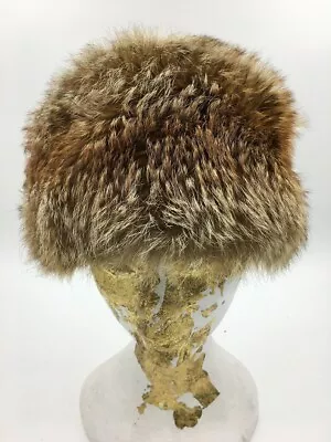 Women's Fur Hat | Women's Vintage Fox Fur Hat | 80's Real Fox Fur Hat • $26.50