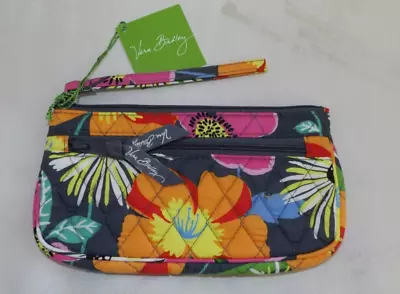 VERA BRADLEY Double Zip Wristlet Phone Size - Jazzy Blooms - Exact One- NWT • $29.95