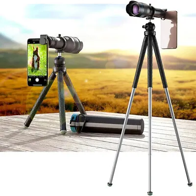 APEXEL 18-60X Zoom HD Telephoto Lens Monocular Telephoto Telescope BAK4 + Tripod • $39.99