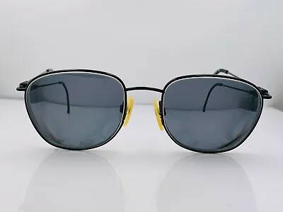 Vintage Silhouette M7219 Black Metal Oval Sunglasses Austria FRAMES ONLY • $20.40