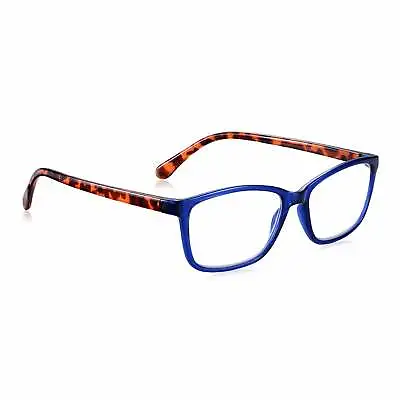 Read Optics Blue & Brown Reading Glasses For Men & WomenMagnifying +1.0 To +3.5 • £6.99