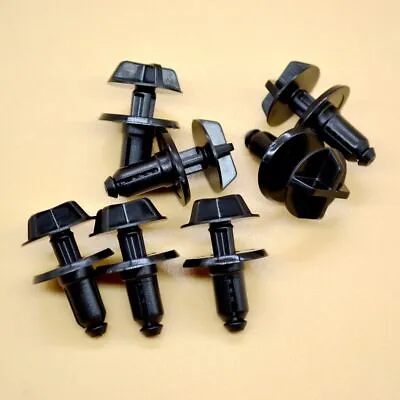 10pcs Fender Liner Rivet Radiator Sight Shield Push-Type Clips For Ford Mustang • $9.75