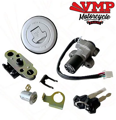 New Lock Key Set Ignition Barrel Fuel Cap Locks For Lexmoto Viper 125 SK125-22A • £49.99