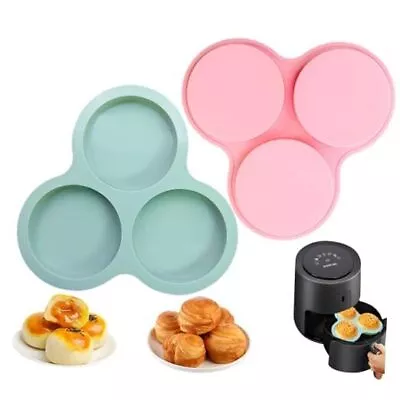 Muffin Top Pans For Baking Hamburger Bun Pan 2PCS Silicone Muffin Molds  • $20.25