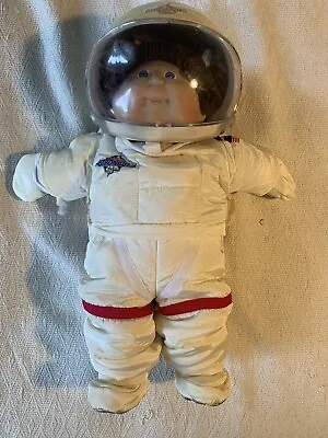 Cabbage Patch Kids Young Astronaut Curly Brown Hair Girl Helmet Backpack 1985 • $50