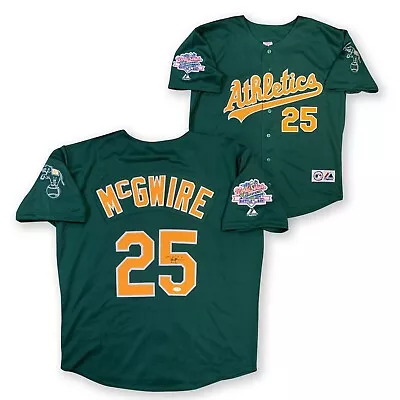 Mark McGwire Autographed Oakland Athletics Signed Majestic Baseball Jersey JSA • $449