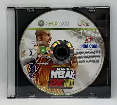 NBA 2K10 - 10th Anniversary Edition - Xbox 360 Game - Disc Only - Free Post • $9.95