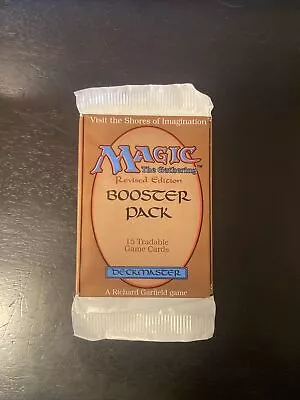 MTG - Revised Edition Booster Pack - Magic The Gathering FACTORY SEALED 1994 • $175