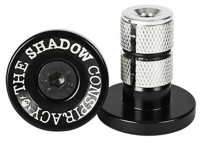 Shadow Conspiracy Deadbolt Alloy Bar Ends Bmx Bike Se Subrosa Gt Cult Haro Black • $15.29