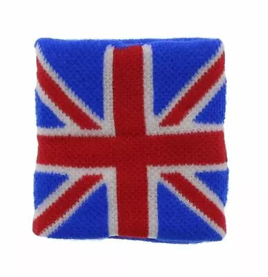£2.99 • Buy Unisex Union Jack Pattern Blue Red White Wristband Sweatband - Brand New