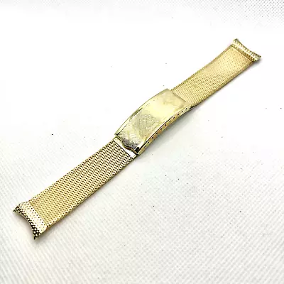 Vintage Nos Kestenmade Milanese Curved Tip Watch Band 18mm 10k RGP • $30