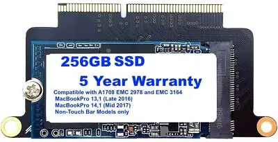 NEW Turbo 256GB SSD MacBook Pro 13 A1708 NonTouch Bar Models (2016 - 2017) 250GB • $39.98