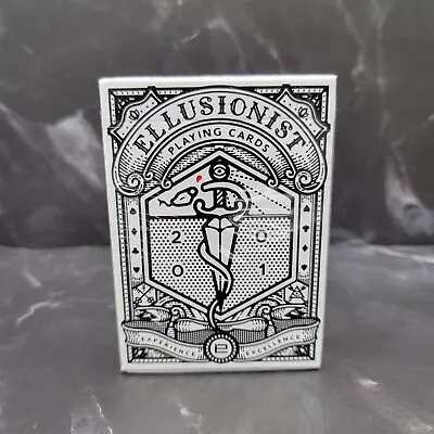 Ellusionist The E Deck Playing Card Deck - White Rare New Sealed Magic Cards • $25