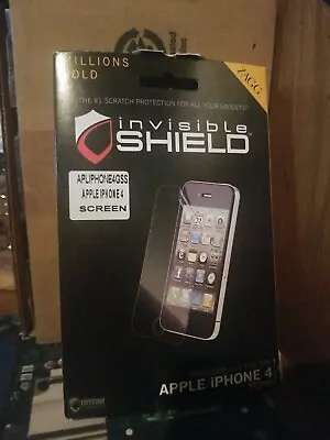 ZAGG Invisible Shield Screen Protector IPhone 4/4s (FFAPLIPHONE4GSS) Read Desc. • $8