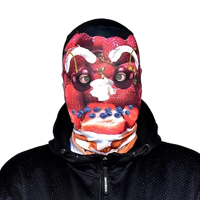 Cake Head 3D Effect Face Skin Lycra Fabric Halloween Mask • $14.35