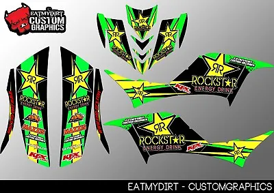 For Kawasaki Kfx 700 Custom Graphics Kit Decals Mx Motocross Atv Stickers  • £109.99