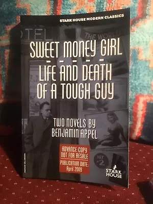 Sweet Money Girl & Life And Death Of A Tough Guy/2 Benjamin Appel Free Shipping • $8.88