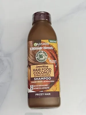 Garnier Smooting Hair Food Coconut & Macadamia Shampoo For Frizzy Hair 350ml • £5.99