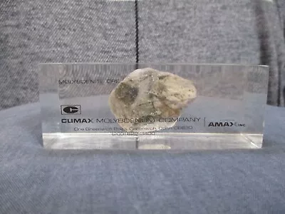 $129.95 • Buy Rare Molybdenite Ore Display- Amax/climax Molybdenum Company Usa/retired Officer