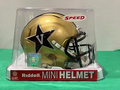 Vanderbilt Commodores - NCAA Riddell Speed Mini Helmet - 3002133 - Rare Find • $64.99