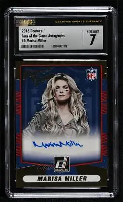 $29.87 • Buy 2016 Donruss Fans Of The Game Auto Marisa Miller #6 CSG 7 Auto