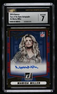 $29.87 • Buy 2016 Donruss Fans Of The Game Auto Marisa Miller #6 CSG 7 Auto