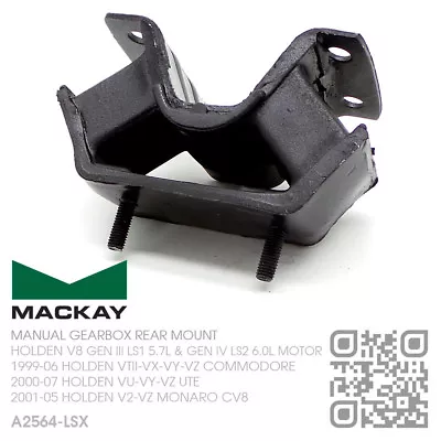 Mackay Man Tremac T56 Gearbox Mount V8 Ls1 5.7l Motor [holden V2-vz Monaro Cv8 • $58