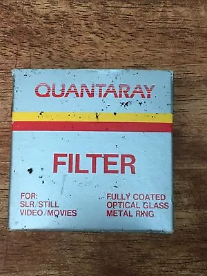 Quantaray UV Haze 58 Mm UV Filter Fully Coated Metal Ring Japan • $10