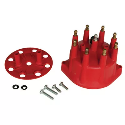 Renegade Distributor Cap 98431-1; Ready To Run Cap Red HEI (male) For 8cyl • $32.24