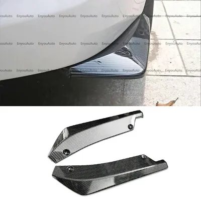 For Subaru Impreza WRX STI Rear Bumper Lip Splitter Diffuser Carbon Fiber • $9.49