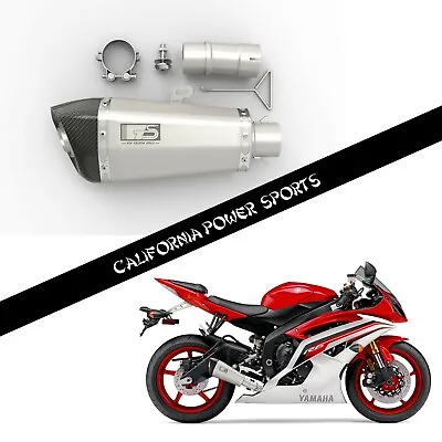 CPS SLIP ON PIPE MUFFLER EXHAUST FIT For Yamaha YZF R6 R600 2006-2019 07 08 09 T • $184.99