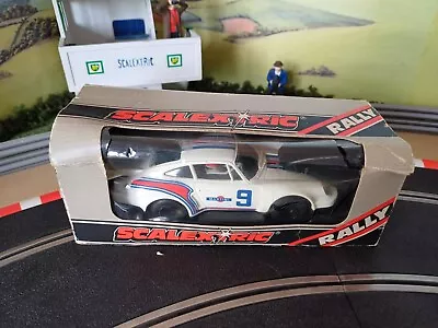 Scalextric C125. Porsche Turbo 935. 911 Martini No9. Vintage Classic. Slot Car. • £19.95