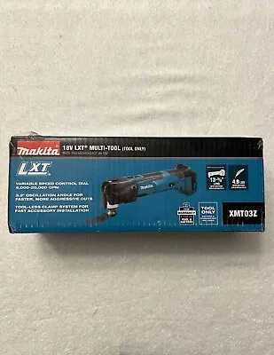 Makita XMT03Z 18V LXT® Lithium-Ion Cordless  Oscillating Multi-Tool • $135