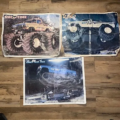 Lot Of Three 1988 Monster Truck Posters • $20
