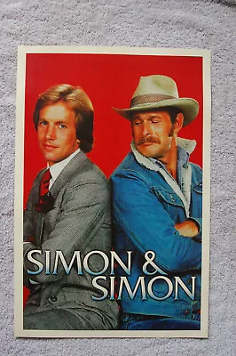 Simon & Simon TV Show Promotional Poster 80s • $4