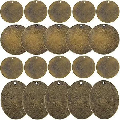20 Pcs Copper Stamping Blanks Metal Letter Stamps For Jewelry Making Metal Tags  • $27.17