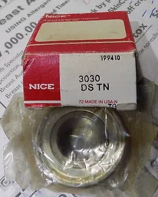 New NICE 3030 DS TNTG18 Steel Seal Ball Bearing 3/4  ID X 1-5/8  OD X 1/2  Wide • $14.90