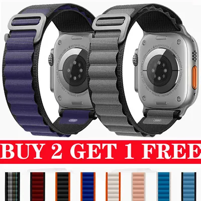 $8.68 • Buy Alpine Band Strap Nylon 49mm Sport For Apple Watch Series Ultra 8 7 6 5 SE Loop