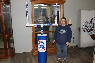 Large 73  Vintage PABST BLUE RIBBON Beer Football Field Post Goal Display Sign • $195