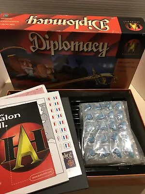 Diplomacy The Game Of International Intrigue Game 1999 Open Box Sealed Pieces • $91.99